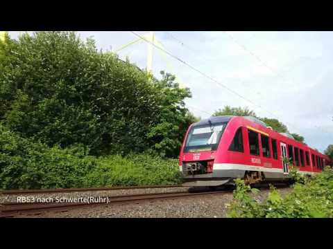 Bahnverkehr bei Dortmund-Signal-Iduna-Park | Br 111,146,429,648,Uerdinger Schienenbusse,ER20(WLE22)!