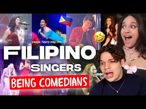 Only in the Philippines...Waleska & Efra react to 'Filipino Singers being Comedians'😂