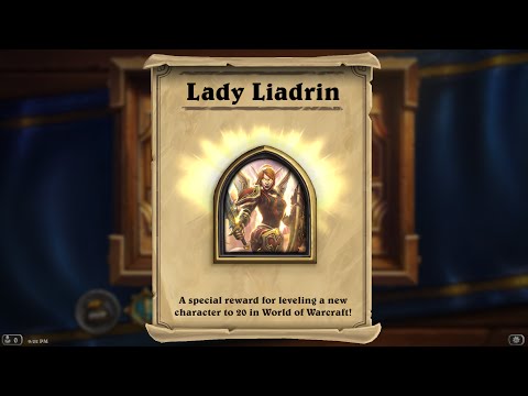 How to Unlock The New Hearthstone Hero ~ Lady Liadrin (with Emote sounds )