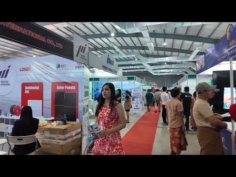 မမဝိုင် သွားဖြစ်ခဲ့တဲ့  ကုန်စည်ပြပွဲလေး တစ်ခု ••• ( Myanmar Solar Energy Expo 2025 )