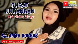 Download lagu SURAT UNDANGAN - Lagu Tapsel - SALAMAH BORHAS mp3 Download lagu SURAT UNDANGAN - Lagu Tapsel - SALAMAH BORHAS mp3
