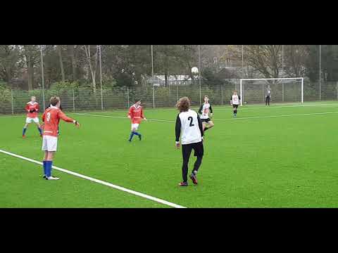 Honselersdijk JO17-2 vs KMD JO17-3, 4-12-21. Eindstand: 3-3