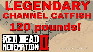 **2023 UPDATE**Fishing for 120lb Legendary Channel Catfish! | Red Dead Redemption 2 @bmwsxbl