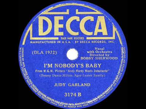 1940 HITS ARCHIVE: I’m Nobody’s Baby - Judy Garland