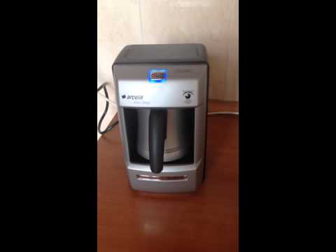 Приготовление турецкого кофе в кофемашине Арчелик 3200 (Arcelik)