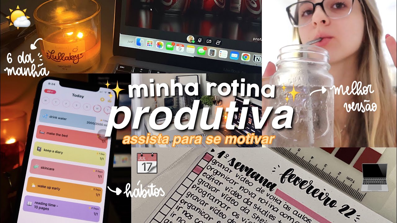 ROTINA PRODUTIVA "aquela garota" | assista para se motivar 🌟📆