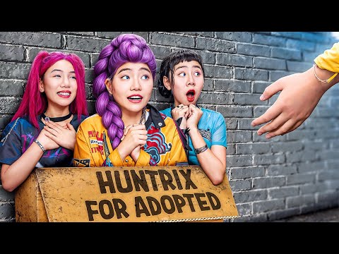Huntrix From Kpop Demon Hunters Was Adopted By Poor Baby Doll! We Team Up To Fight The Saja Boys!