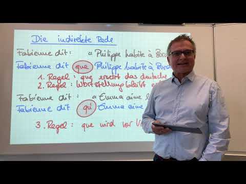 Die indirekte Rede im Französischen (2021)