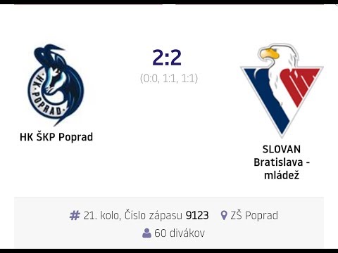 LIGA KADETOV 2017/2018 - 21.kolo - Poprad - Slovan