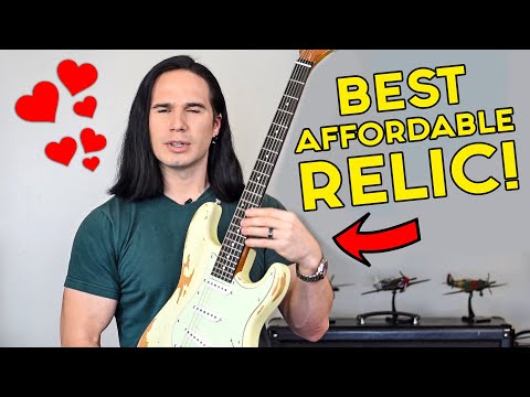 AIO S3 Electric Guitar - Relic Olympic White (Ebony Fingerboard) GS-001 image 15