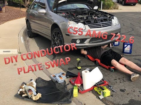 DIY C55 AMG 722.6 Transmission Conductor Plate Swap