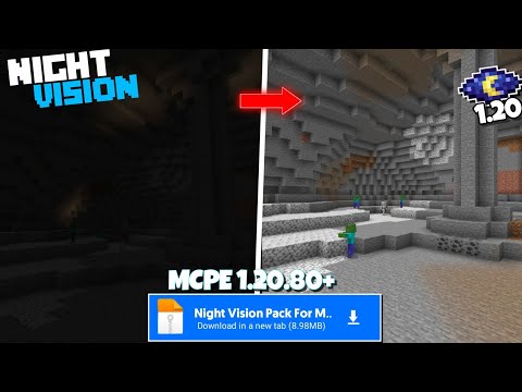 Unleash the Darkness: Night Vision Pack for Minecraft Bedrock 1.20