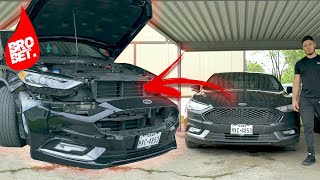 How To Remove 2017 Ford Fusion Bumper NO JACK, NO RAMPS, NO WHEEL REMOVAL
