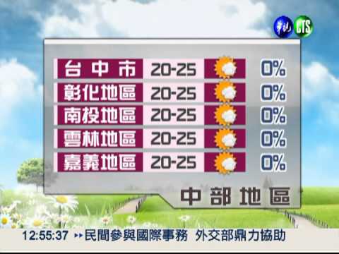 2012.12.20 華視午間氣象 謝安安主播