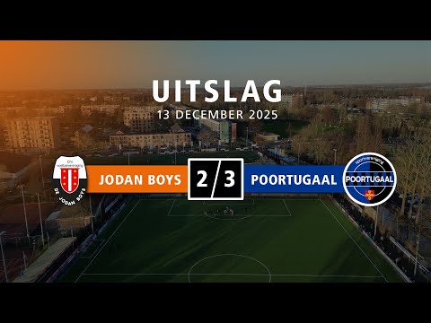 De Jodan Boys - Poortugaal: 2 - 3
