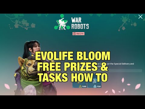 Free Prizes + Tasks How to, EvoLife Bloom Event Quest | War Robots Update 7.9