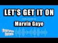 Marvin Gaye Let S Get It On Karaoke Version