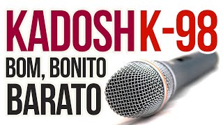 Video thumbnail for " KADOSH K-98 "  O microfone BARATO mais TOP das GALÁXIAS by Música Talks - Cortes