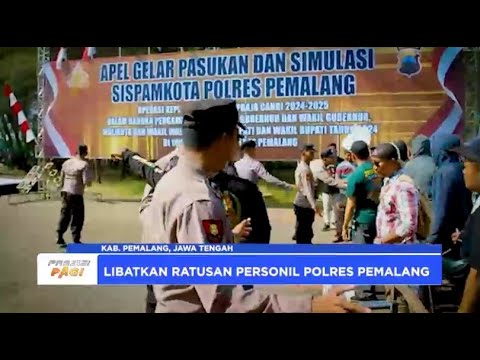 POLRES PEMALANG GELAR SIMULASI SISPAMKOTA
