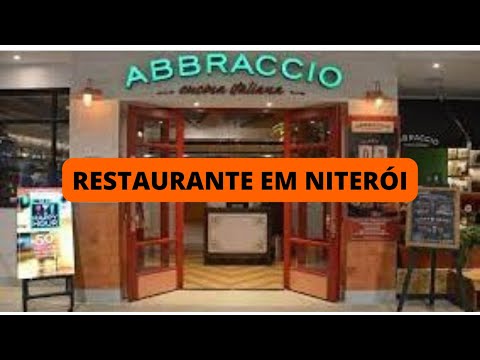 🍽 Onde COMER em NITERÓI RJ em 2026 - O ABBRACCIO é o restaurante italiano do Outback