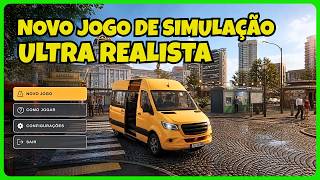🟢Novo Jogo Simulador | Minibus Simulator | Simulador de Micro Ônibus| Teste Full Demo PC| Review