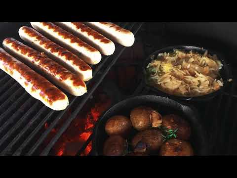 Kepsninė KAMADO BONO MEDIA 52cm raudona su 6 priedais video