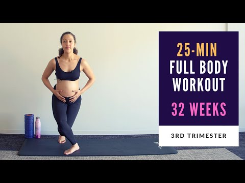 Week 32 of Pregnancy | 25-min Full Body Prenatal Workout