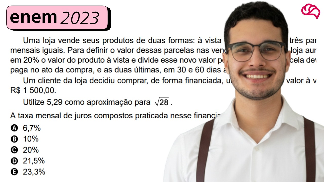 Resolução em Vídeo — Questão 161 ENEM 2023