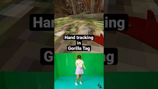 Hand tracking in Gorilla Tag! #vr