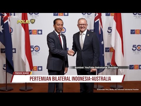 PERTEMUAN BILATERAL PRESIDEN JOKOWI DENGAN PM AUSTRALIA ANTHONY ALBANESE