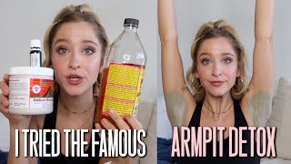 I Tried the Famous Armpit Detox cuz My Armpits are Purging | Margie Mays