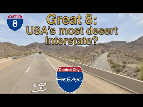 Interstate 8: USA's most desert Interstate?