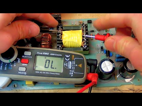 12V 50A 600W power supply - failure analysis & transformer autopsy
