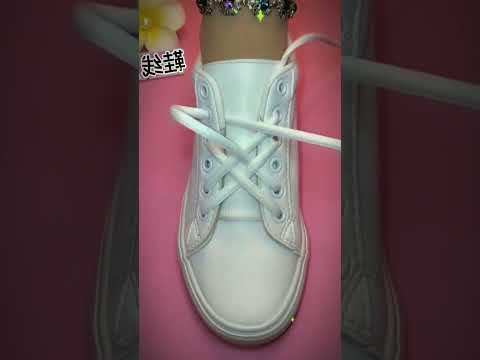 How to tie a shoe laces? Stylish shoelacing Methods #shoes #shoelaces #shoelacing