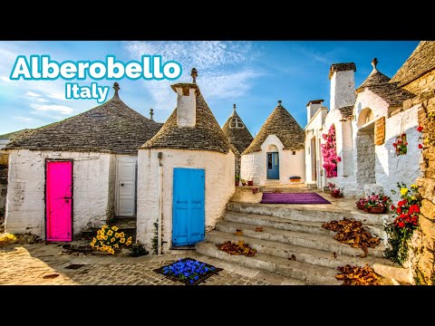 Alberobello, Italy 🇮🇹 The Strangieast Village In Puglia | 4K HDR Walking Tour