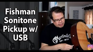 Video thumbnail for Fishman Sonitone Pickup Test on Martin 000RSGT Acoustic Electric Guitar by Edwin-E