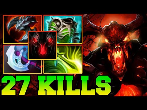 Shadow Fiend Dota 2 Carry With 27 Kills 7.33 Meta - SF Best Pro Gameplay Build Guide