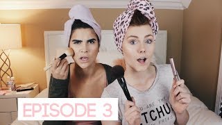 Episode 3: Five Minute Makeup Challenge | Maddy Newton &amp; Kolby Koloff