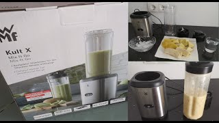 WMF Kult X Mix & Go | Unboxing WMF Kult X + Easy Smoothie Recipe | Sweet and ways