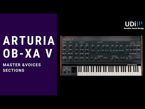 Arturia OB Xa V Review of Master and Voices Sections