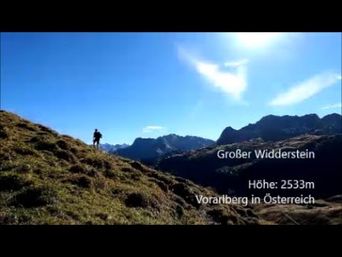 Großer Widderstein 2533m - Vorarlberg Österreich