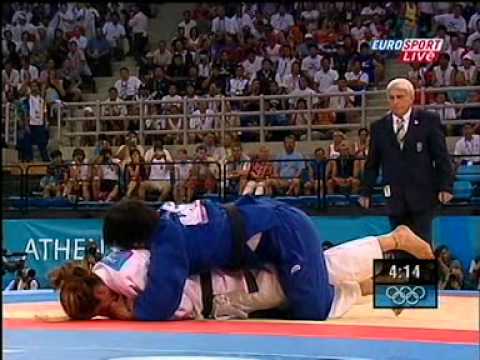 Judo Olympia Athen 2004 Ayumi Tanimoto vs Daniela Krukower
