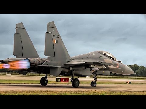 Sukhoi Su-30 In Action - Best of Multirole Combat Aircrafts Part 1 | Military Power Stuffs