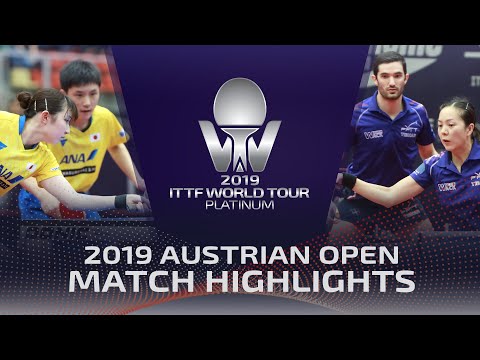 [2019 ITTF Austrian Open] Tomokazu Harimoto/Hina Hayata vs E.Lebesson/Yuan Jia Nan  (2019.11.15)
