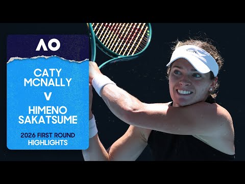 Caty McNally v Himeno Sakatsume Highlights | Australian Open 2026 First Round