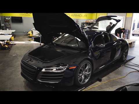 SD Wrap Installed ARMYTRIX Titanium Exhaust On Tanner Braungardt Audi R8 V10!