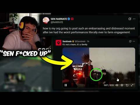 Tarik Reacts To N4RRATE Calling Out Sentinels After They Posted Him Crying