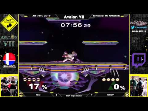 Avalon VII - Rebaz (C. Falcon) vs UchihaJP (Sheik) - SSBM Singles Winners R3