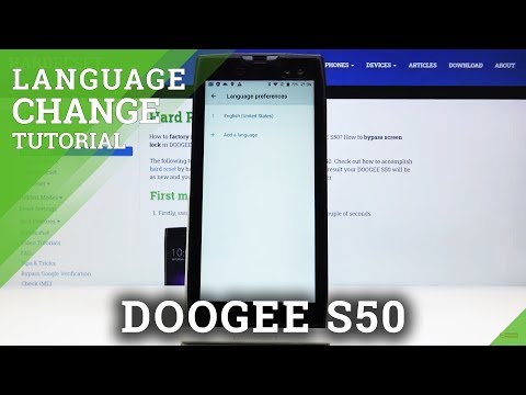 How to Change Language in DOOGEE S50 – Enter Language Settings