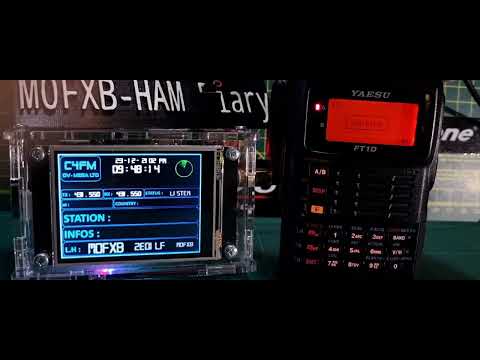 YAESU FT1D with DV Mega Hotspot Wires X Mode